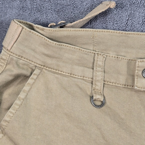 YoungLA Cargo Pants Mens L Khaki Tan NEW 6032 Adjustable Waist Straight Leg - Picture 9 of 16